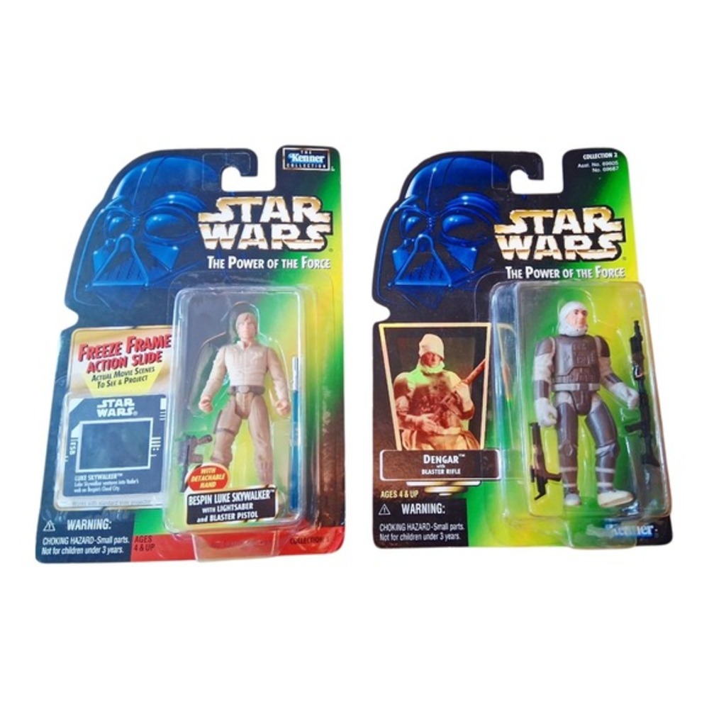 Vintage Kenner Star‎ Wars The Power of the Force Bespin Luke Skywalker & Dengar